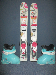 ROSSIGNOL PRINCESS 67cm + Lyžiarky 14,5cm