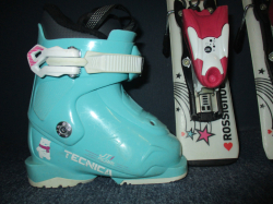 ROSSIGNOL PRINCESS 67cm + Lyžiarky 14,5cm