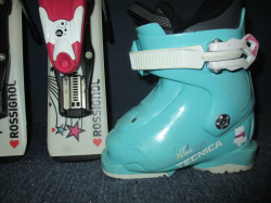 ROSSIGNOL PRINCESS 67cm + Lyžiarky 14,5cm