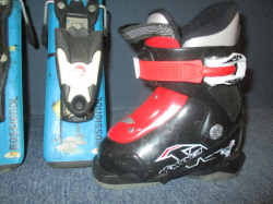 ROSSIGNOL ROOSTIE 67cm + Lyžiarky 15,5cm