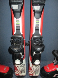 Detské lyže DYNAMIC VR 07 100cm + Lyžiarky 19,5cm, SUPER STAV