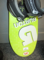 BURTON LTR 100cm + vázání + snb boty 22cm