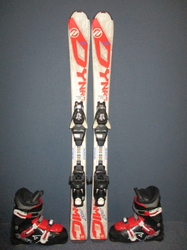 Detské lyže DYNAMIC VR 07 110cm + Lyžiarky 22,5cm, SUPER STAV