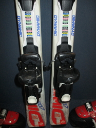 Detské lyže DYNAMIC VR 07 110cm + Lyžiarky 22,5cm, SUPER STAV
