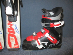 Detské lyže DYNAMIC VR 07 110cm + Lyžiarky 22,5cm, SUPER STAV