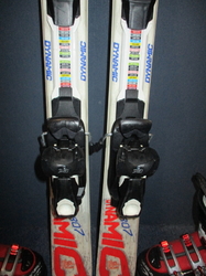 Juniorské lyže DYNAMIC VR 07 120cm + Lyžiarky 24,5cm, SUPER STAV