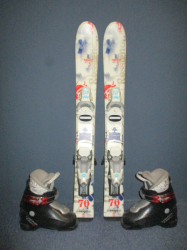 ROSSIGNOL BANDIT 80cm + Lyžiarky 17,5cm
