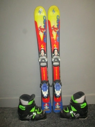 BLIZZARD BLIZZI Jr 90cm + Lyžáky 19,5cm