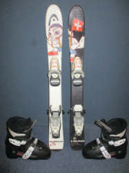 HEAD SPARTA CUCHE 77cm + Lyžiarky 18,5cm