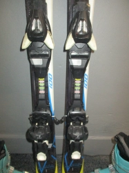 SALOMON X-RACE 100cm + Lyžáky 21,5cm