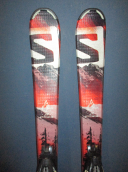 SALOMON Q-MAX Jr 120cm + Lyžiarky 23,5cm