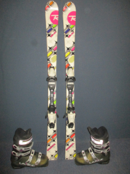 ROSSIGNOL DIVA 130cm + Lyžiarky 25cm