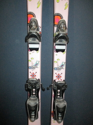 Juniorské lyže ROSSIGNOL FUN GIRL 150cm + Lyžiarky 26,5cm, VÝBORNÝ STAV