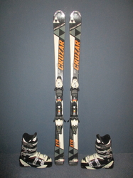 Carvingové lyže FISCHER CRUZAR XTR 150cm + Lyžiarky 28cm, VÝBORNÝ STAV