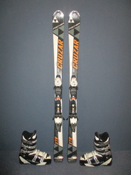 Carvingové lyže FISCHER CRUZAR XTR 150cm + Lyžiarky 28cm, VÝBORNÝ STAV