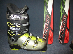 NORDICA DOBERMANN SPITFIRE 160cm + Lyžiarky 28,5cm