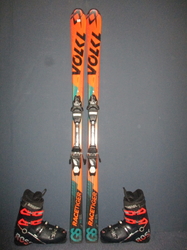 VÖLKL RACETIGER GS 160cm + Lyžiarky 29cm