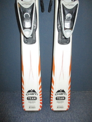 Juniorské lyže DYNASTAR TEAM CHAM 140cm + Lyžiarky 26cm, VÝBORNÝ STAV
