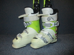 Juniorské lyže SALOMON QST MAX Jr 120cm + Lyžiarky 24cm, VÝBORNÝ STAV