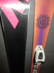 Detské freestyle lyže K2 MISS CONDUCT 109cm, VÝBORNÝ STAV