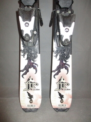 Juniorské lyže ROSSIGNOL BANDIT Jr 118cm + Lyžiarky 23,5cm, VÝBORNÝ STAV