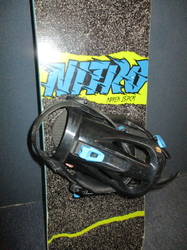 Snowboard NITRO RIPPER 137cm + viazanie, SUPER STAV