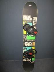 Snowboard NIDECKER PLAY 156cm + viazanie, SUPER STAV