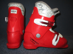 Juniorské lyže ATOMIC REDSTER M.H. 130cm + Lyžiarky 26,5cm, SUPER STAV