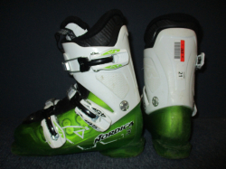 Juniorské lyže SALOMON X-MAX Jr 120cm + Lyžiarky 24,5cm, SUPER STAV