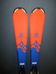 Juniorské lyže SALOMON QST MAX Jr 130cm + Lyžiarky 25,5cm, SUPER STAV