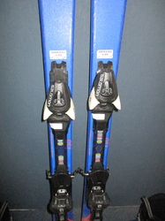 Juniorské lyže SALOMON QST MAX Jr 130cm + Lyžiarky 25,5cm, SUPER STAV