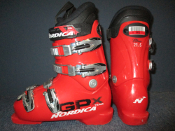 Juniorské lyžiarky NORDICA GPX TEAM stielka 21,5cm, SUPER STAV