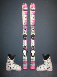 Juniorské lyže ATOMIC VANTAGE 120cm + Lyžiarky 24cm, VÝBORNÝ STAV