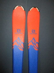 Juniorské lyže SALOMON QST MAX Jr 150cm + Lyžiarky 28,5cm, SUPER STAV