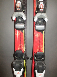 Detské lyže NORDICA TEAM 90cm + Lyžiarky 19cm, VÝBORNÝ STAV