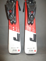 Detské lyže ROSSIGNOL HERO 110cm + Lyžiarky 22,5cm, VÝBORNÝ STAV