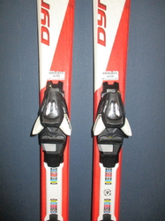 Juniorské lyže DYNAMIC VR 07 130cm + Lyžiarky 26cm, VÝBORNÝ STAV