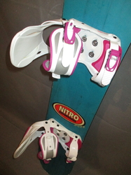 Snowboard NITRO RIPPER 137cm + nové viazanie, VÝBORNÝ STAV