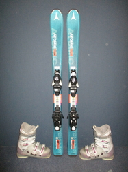 Juniorské lyže ATOMIC VANTAGE X JR 120cm + Lyžiarky 24,5cm, VÝBORNÝ STAV