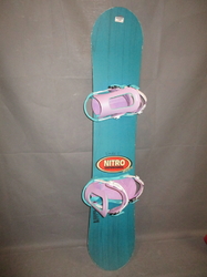 Snowboard NITRO RIPPER 132cm + nové viazanie, SUPER STAV