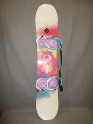 Snowboard SALOMON LOTUS 138cm + NOVÉ viazanie, VÝBORNÝ STAV
