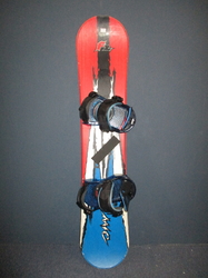 Snowboard F2 MIC 125cm + viazanie, VÝBORNÝ STAV