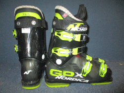 Juniorské lyžiarky NORDICA GPX TEAM stielka 24,5cm, SUPER STAV