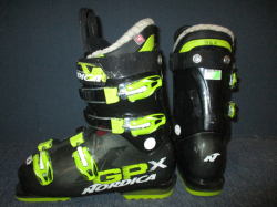 Juniorské lyžiarky NORDICA GPX TEAM stielka 24,5cm, SUPER STAV