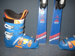 DYNASTAR TEAM SPEED ZONE 140cm + Lyžiarky 25,5cm