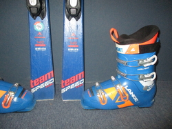 DYNASTAR TEAM SPEED ZONE 140cm + Lyžiarky 25,5cm