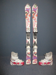 Detské lyže NORDICA INFINITE 110cm + Lyžiarky 22,5cm, SUPER STAV