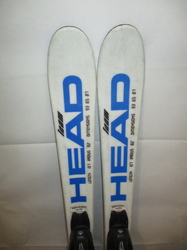 Detské lyže HEAD SUPERSHAPE 107cm + Lyžiarky 22,5cm, VÝBORNÝ STAV