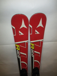 Detské lyže ATOMIC RACE 110cm + Lyžiarky 22,5cm, VÝBORNÝ STAV