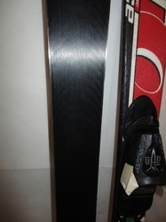 Detské lyže ATOMIC RACE 110cm + Lyžiarky 22,5cm, VÝBORNÝ STAV
